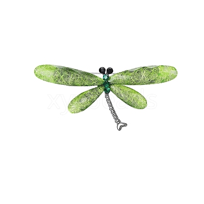 Alloy Rhinestone Brooch for Backpack Clothes PW-WG9C42C-07-1