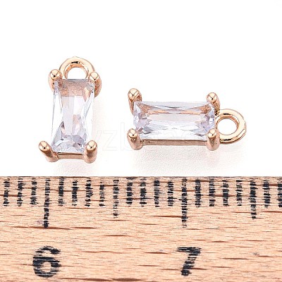 Transparent Glass Charms X-GLAA-T007-13H-1