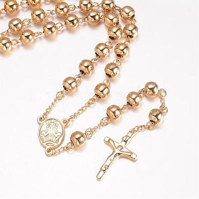 201 Stainless Steel Necklaces NJEW-K063-03G-1