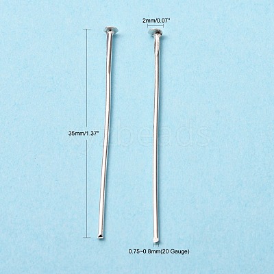 Iron Flat Head Pins HPS3.5cm-1