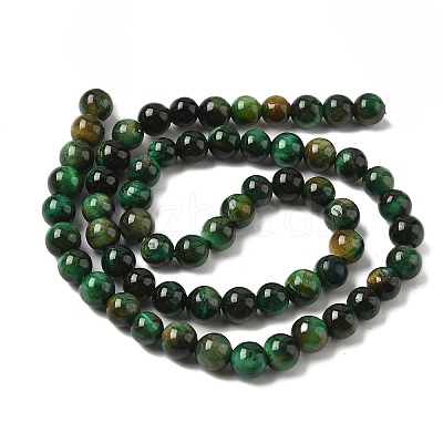 Dyed Natural Tiger Eye Beads Strands LS-G-G102-A01-02-1