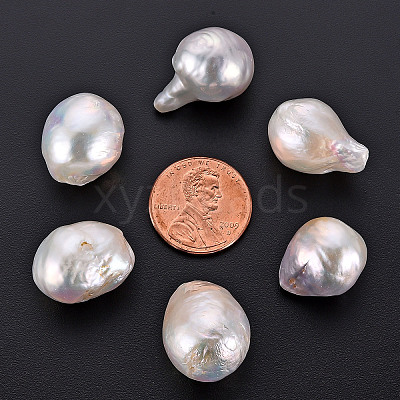 Natural Baroque Pearl Keshi Pearl Beads PEAR-N020-J01-1