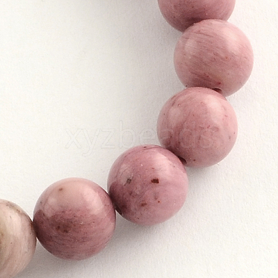 Natural Rhodonite Beads Strands X-G-R257-6mm-1