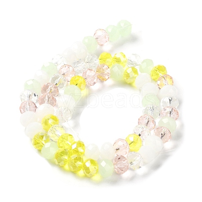 Glass Beads Strands EGLA-A034-M8mm-45-1