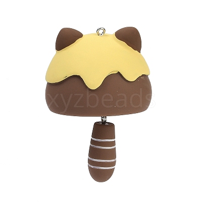 Opaque Resin Pendants LS-RESI-S018-04D-P-1