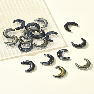 20Pcs Gradient Color Handmade Lampwork Beads LAMP-FS0001-18E-1