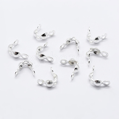 925 Sterling Silver Bead Tips Knot Covers STER-K167-003S-1