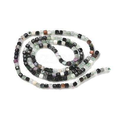 Natural Ruby in Zoisite Beads Strands G-RM241221-K1-1