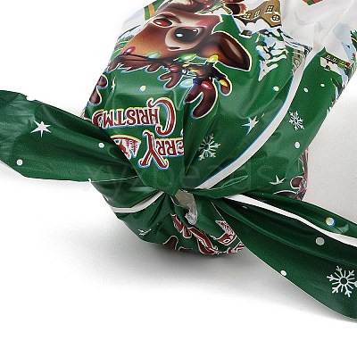 Christmas Theme Rabbit Shaped Candy Plastic Bags ABAG-Q053-04C-1