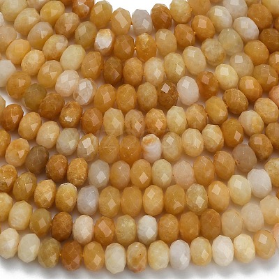 Natural Topaz Jade Beads Strands G-Z111-A06-01-1