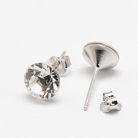 Valentine Gifts for Her Romantic Austrian Crystal Stud Earrings SWARJ-D467-001-1