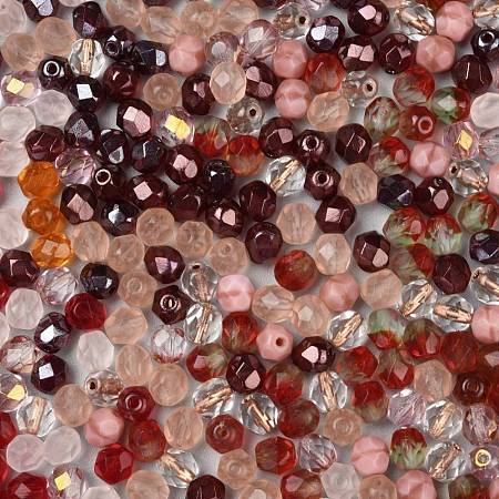 Fire-Polished Czech Glass Beads LAMP-O017-151-R1M6-1