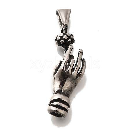 304 Stainless Steel Pendants STAS-G350-47AS-1