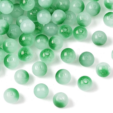 400Pcs Baking Paint Transparent Glass Beads DGLA-YW0001-61B-1