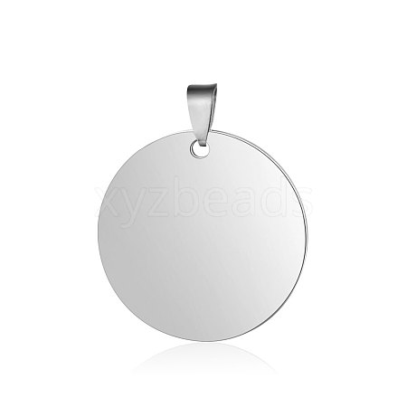 Anti-Tarnish 304 Stainless Steel Pendants STAS-I311-05C-P-1