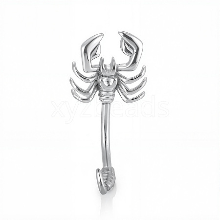 316L Surgical Stainless Steel Curved Barbell Belly Rings FS-WG3A43F-01-1