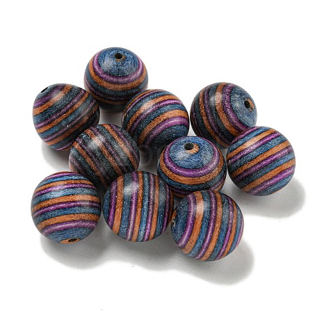 Printed Wooden Beads FIND-B042-26-1