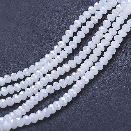 Electroplate Glass Beads Strands EGLA-A044-J3mm-B05-1