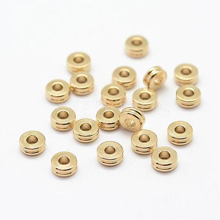 Brass Spacer Beads KK-P095-14-A-1