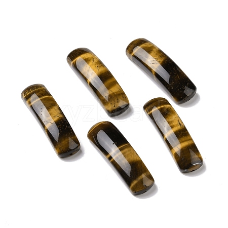 Natural Tiger Eye Connector Charms G-D460-02E-1