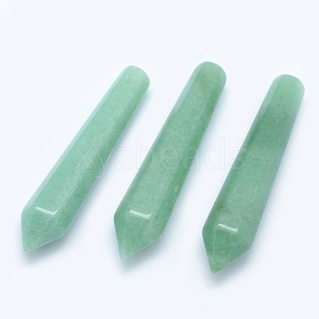 Natural Green Aventurine Pointed Beads G-E490-E13-01-1