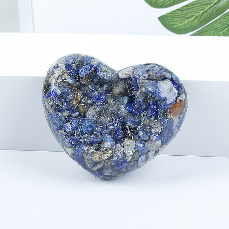 Resin Heart Display Decoration PW-WG31493-02-1