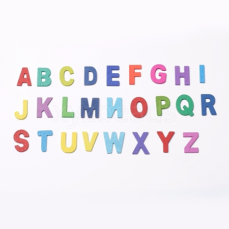 Wooden Craft Letters Set AJEW-WH0021-82A-1