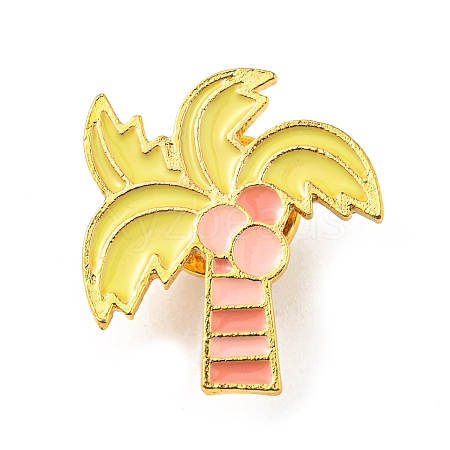 Summer Beach Theme Enamel Pin JEWB-B006-10B-1