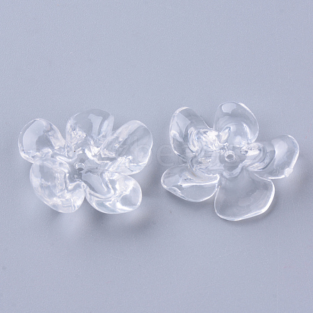 Transparent Acrylic Beads TACR-N006-01A-1