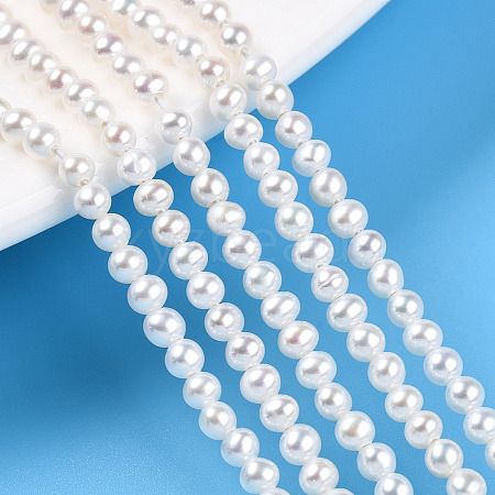 Natural Nucleated Pearl Beads Strands PEAR-N016-03A-1