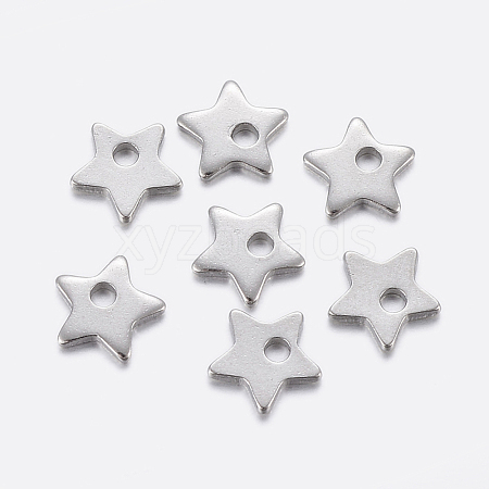 Tarnish Resistant 304 Stainless Steel Charms X-STAS-F159-54P-1