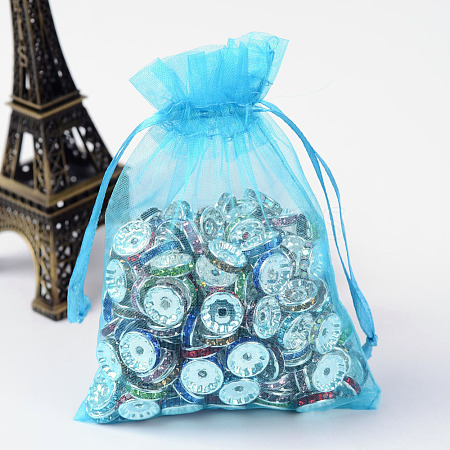 Organza Gift Bags with Drawstring OP-R016-9x12cm-17-1