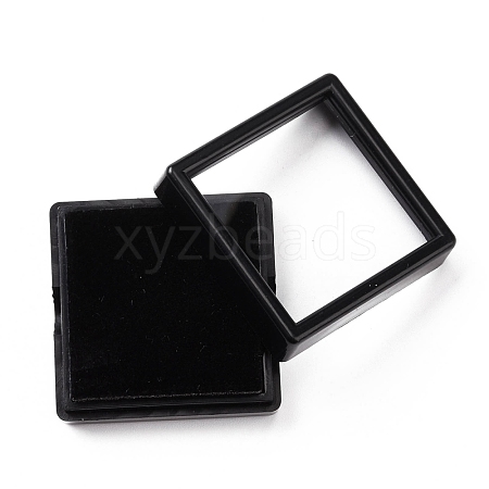 Square Plastic Diamond Presentation Boxes OBOX-G017-01A-1