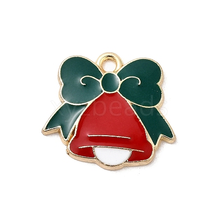 Christmas Alloy Enamel Pendants FIND-H055-17G-G01-1