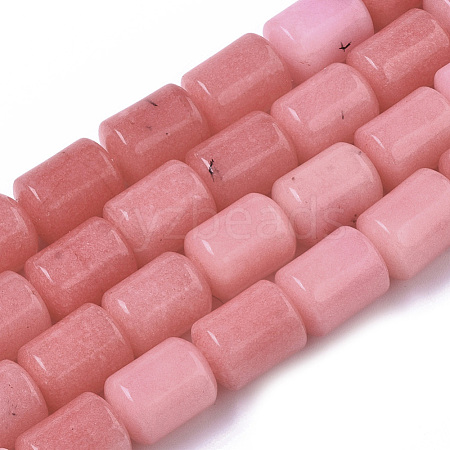 Natural Gemstone Rhodochrosite Stone Column Beads Strands G-S115-08-1