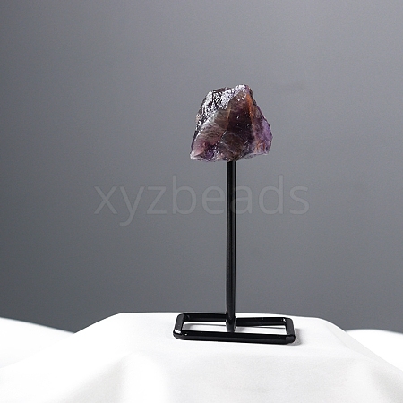 Natural Amethyst Irregularity with Metal Home Decoration Ornament PW-WG598C7-10-1