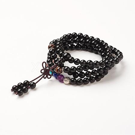 Yoga Chakra Jewelry BJEW-G554-05D-1