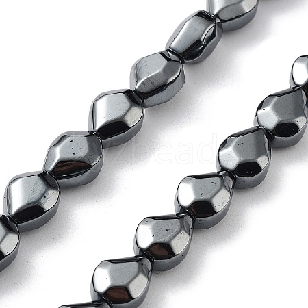 Synthetic Non-Magnetic Hematite Beads Strands G-H303-B25-1