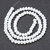 Opaque Solid Color Glass Beads Strands EGLA-A034-P3mm-D01-2