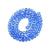 Electroplate Glass Beads Strands EGLA-A044-T6mm-L14-3