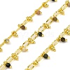 Handmade Faceted Natural Tourmaline Beaded Chains CHC-L050-01G-09-1