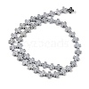 Electroplated Synthetic Non-magnetic Hematite Beads Strands G-K375-D02-02-3