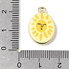 Printed Alloy Pendants ENAM-F160-02E-G-3