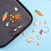 Alloy Enamel Charms ENAM-SZ0001-20LG-2