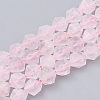 Natural Rose Quartz Beads Strands G-S332-12mm-013-1