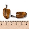 Natural Tiger Eye Pendants G-B127-01P-02-3