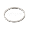 304 Stainless Steel Simple Plain Band Finger Ring for Women Men RJEW-F152-05P-C-2