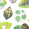 24Pcs 6 Style Acrylic Pendants & Cellulose Acetate(Resin) Pendants KY-LS0001-11-4