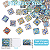 4 Bags Glass Cabochons GGLA-PH0001-75A-2