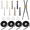 AHADERMAKER DIY Bolo Tie Making Kit DIY-GA0006-13-1